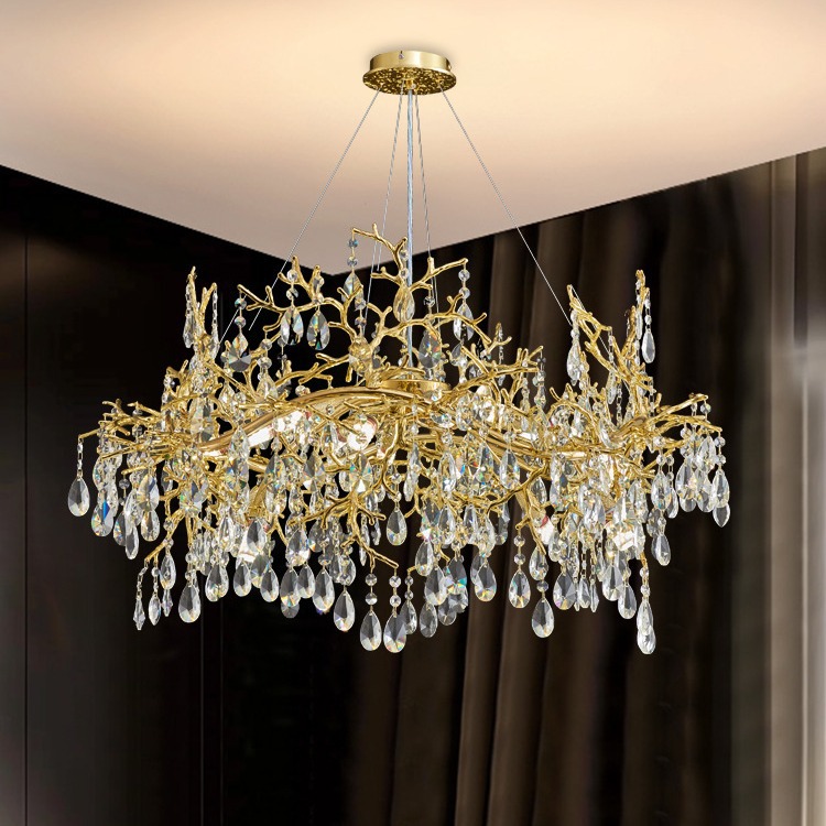 Light luxury French crystal br