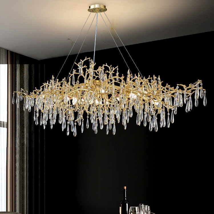 Light luxury French crystal br