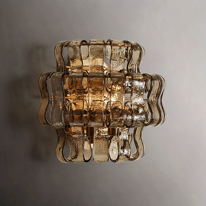 Crystal wall lamp